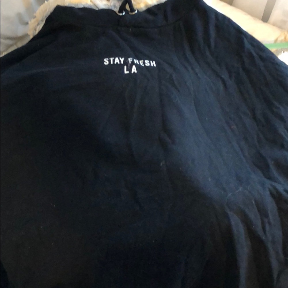 Black hoodie